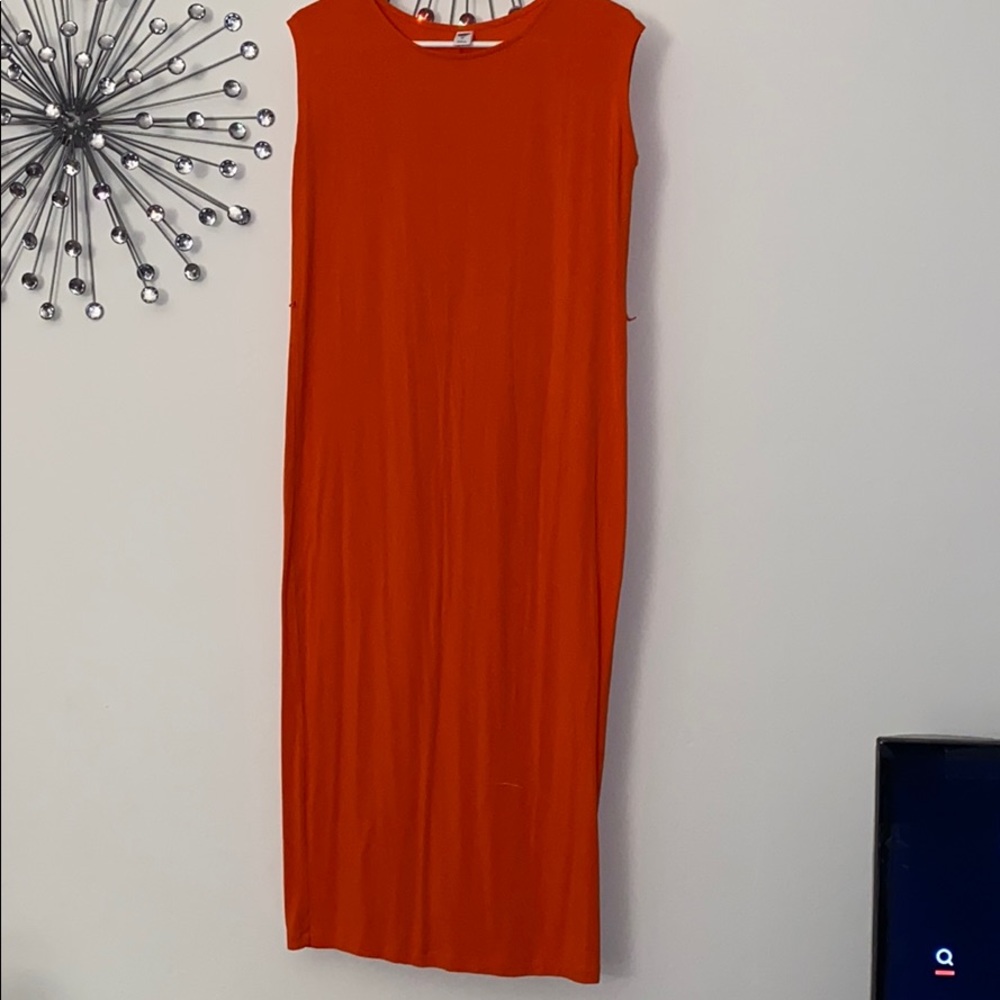 Orange dress